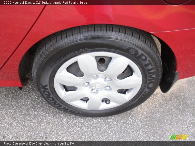 Apple Red Pearl / Beige 2009 Hyundai Elantra GLS Sedan