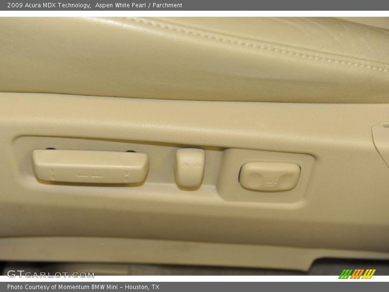 Aspen White Pearl / Parchment 2009 Acura MDX Technology