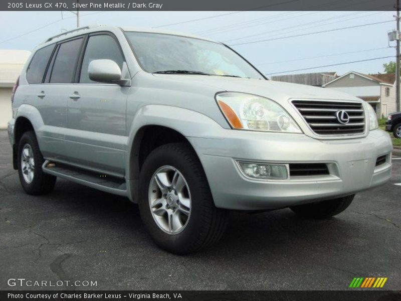 Silver Pine Metallic / Dark Gray 2005 Lexus GX 470