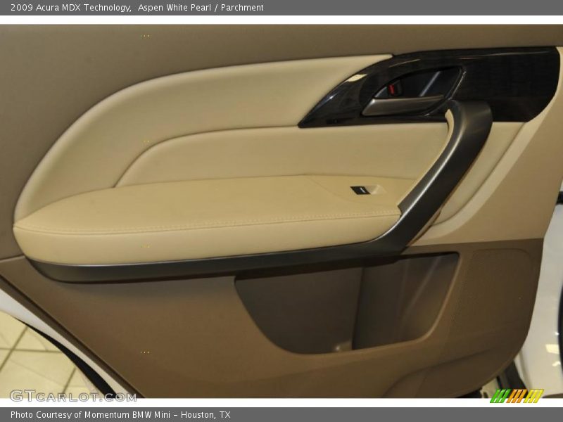 Aspen White Pearl / Parchment 2009 Acura MDX Technology