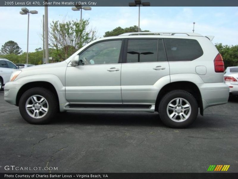 Silver Pine Metallic / Dark Gray 2005 Lexus GX 470