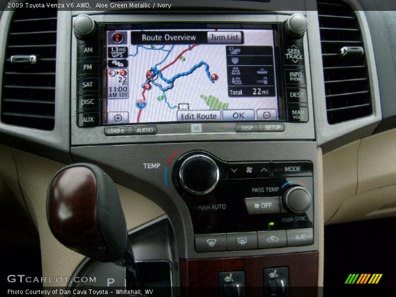Aloe Green Metallic / Ivory 2009 Toyota Venza V6 AWD