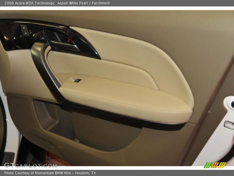 Aspen White Pearl / Parchment 2009 Acura MDX Technology