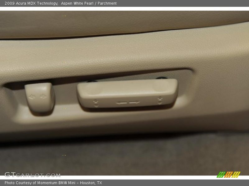 Aspen White Pearl / Parchment 2009 Acura MDX Technology