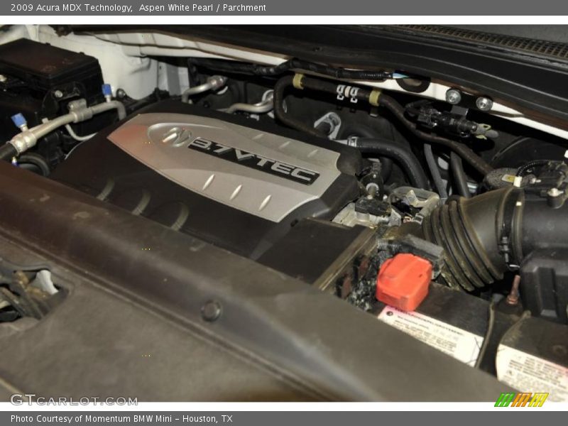 Aspen White Pearl / Parchment 2009 Acura MDX Technology