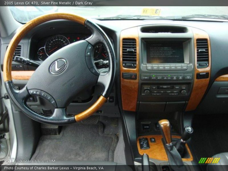 Silver Pine Metallic / Dark Gray 2005 Lexus GX 470