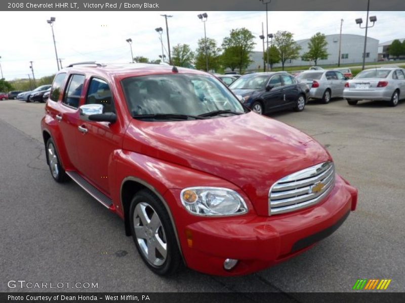 Victory Red / Ebony Black 2008 Chevrolet HHR LT