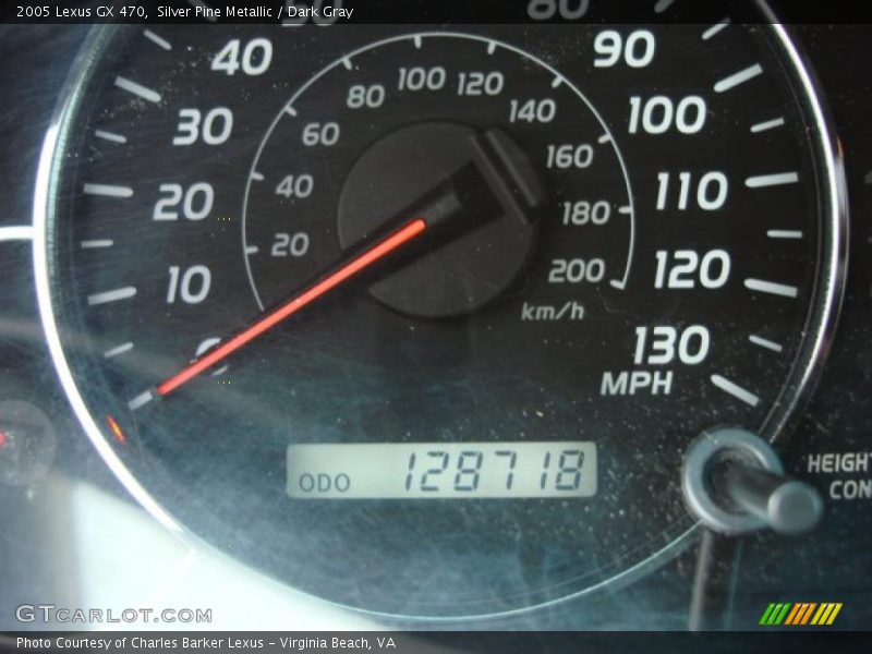 Silver Pine Metallic / Dark Gray 2005 Lexus GX 470