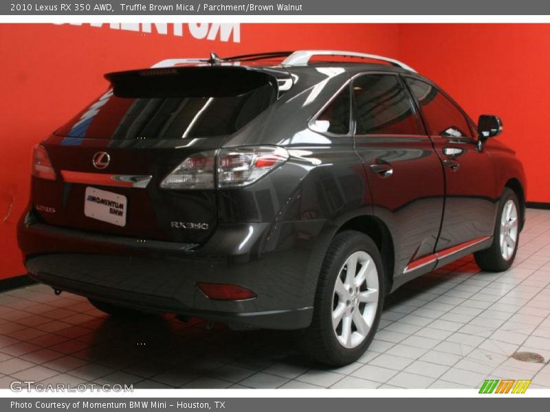 Truffle Brown Mica / Parchment/Brown Walnut 2010 Lexus RX 350 AWD