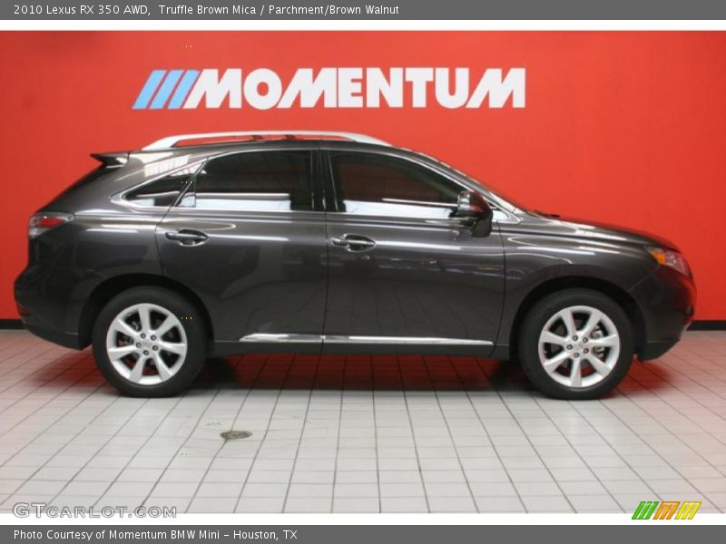 Truffle Brown Mica / Parchment/Brown Walnut 2010 Lexus RX 350 AWD