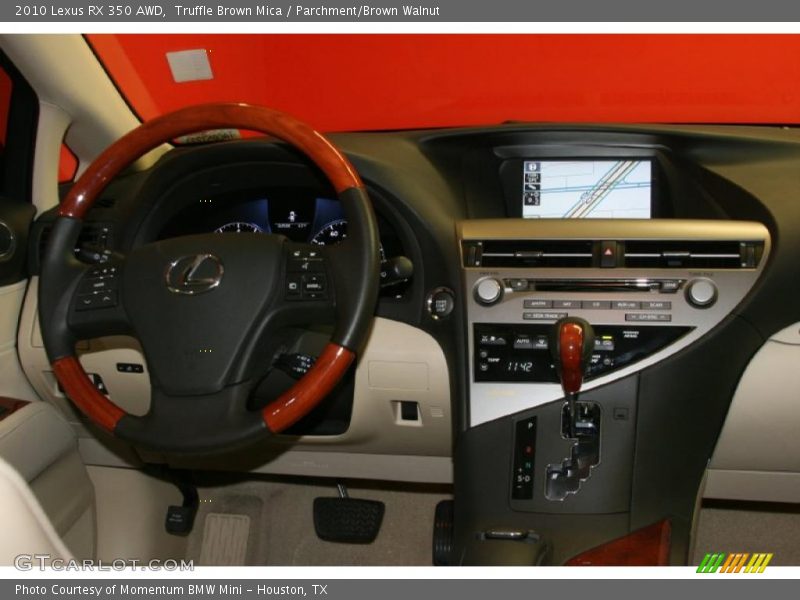 Truffle Brown Mica / Parchment/Brown Walnut 2010 Lexus RX 350 AWD