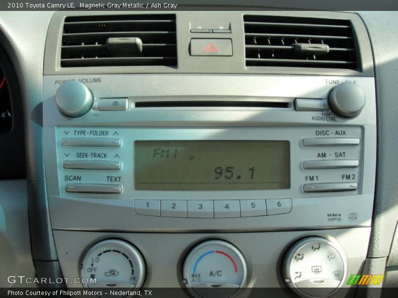 Magnetic Gray Metallic / Ash Gray 2010 Toyota Camry LE