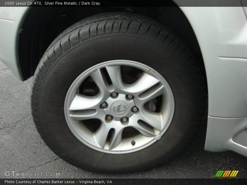 Silver Pine Metallic / Dark Gray 2005 Lexus GX 470
