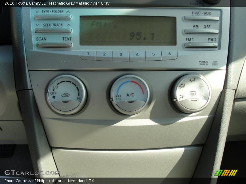 Magnetic Gray Metallic / Ash Gray 2010 Toyota Camry LE