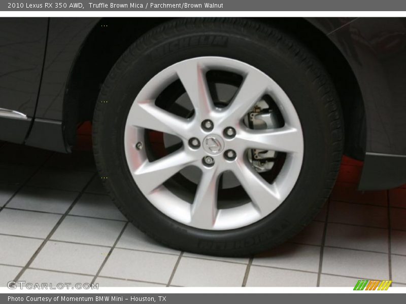 Truffle Brown Mica / Parchment/Brown Walnut 2010 Lexus RX 350 AWD