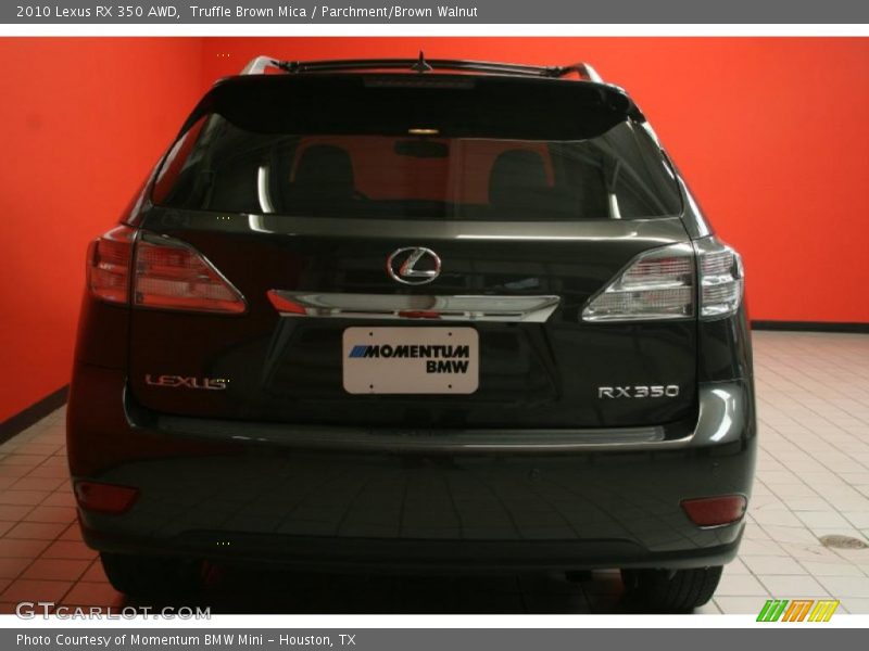 Truffle Brown Mica / Parchment/Brown Walnut 2010 Lexus RX 350 AWD