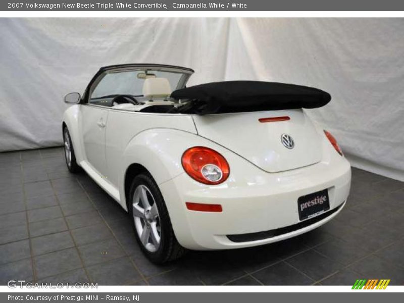 Campanella White / White 2007 Volkswagen New Beetle Triple White Convertible