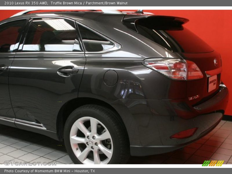 Truffle Brown Mica / Parchment/Brown Walnut 2010 Lexus RX 350 AWD