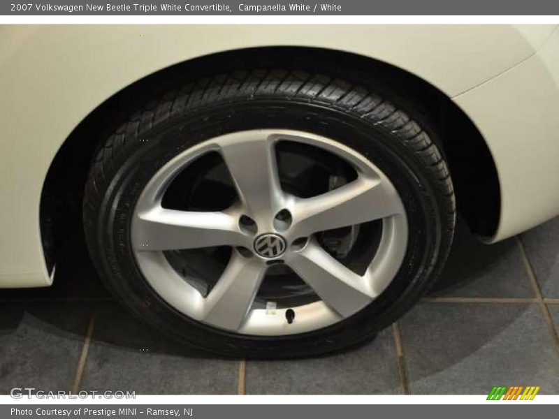 Campanella White / White 2007 Volkswagen New Beetle Triple White Convertible