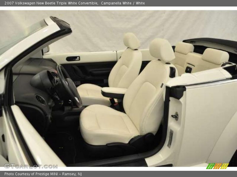 Campanella White / White 2007 Volkswagen New Beetle Triple White Convertible