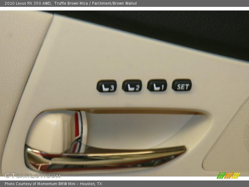 Truffle Brown Mica / Parchment/Brown Walnut 2010 Lexus RX 350 AWD