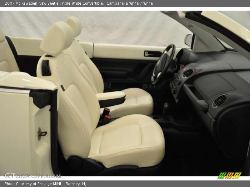 Campanella White / White 2007 Volkswagen New Beetle Triple White Convertible