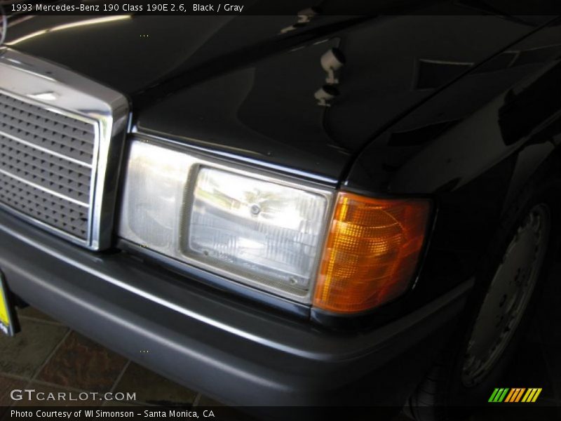Black / Gray 1993 Mercedes-Benz 190 Class 190E 2.6