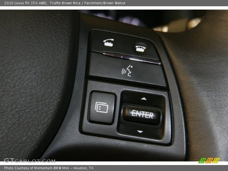 Truffle Brown Mica / Parchment/Brown Walnut 2010 Lexus RX 350 AWD
