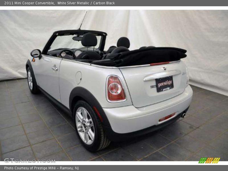White Silver Metallic / Carbon Black 2011 Mini Cooper Convertible