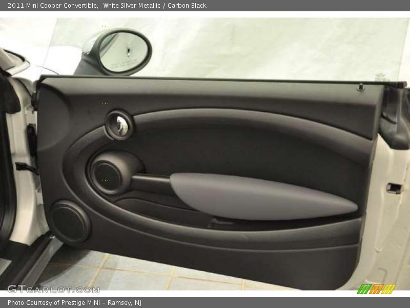 White Silver Metallic / Carbon Black 2011 Mini Cooper Convertible