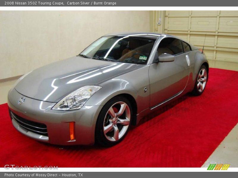 Carbon Silver / Burnt Orange 2008 Nissan 350Z Touring Coupe