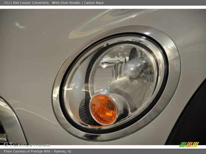 White Silver Metallic / Carbon Black 2011 Mini Cooper Convertible