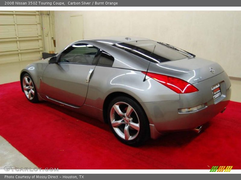 Carbon Silver / Burnt Orange 2008 Nissan 350Z Touring Coupe