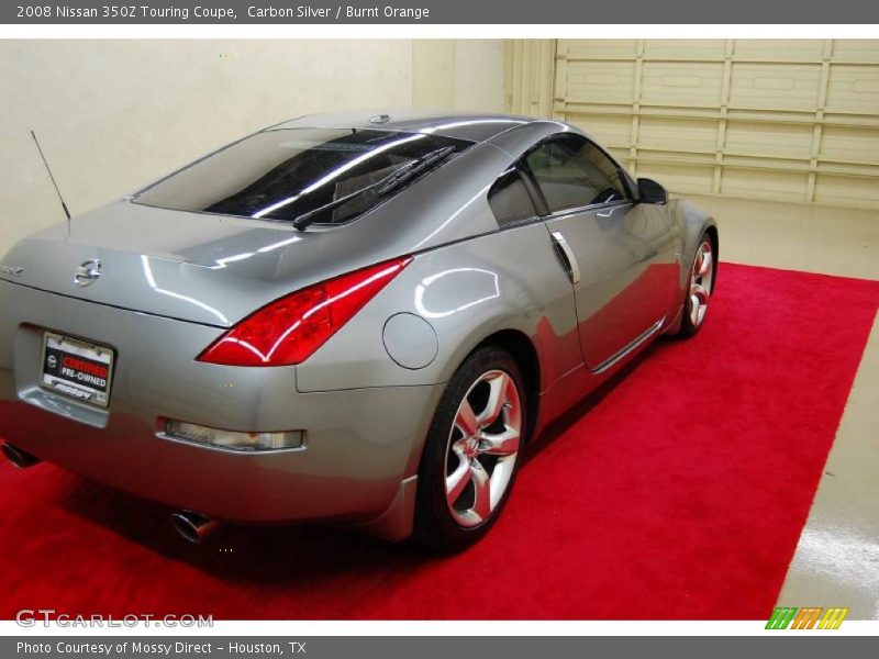 Carbon Silver / Burnt Orange 2008 Nissan 350Z Touring Coupe