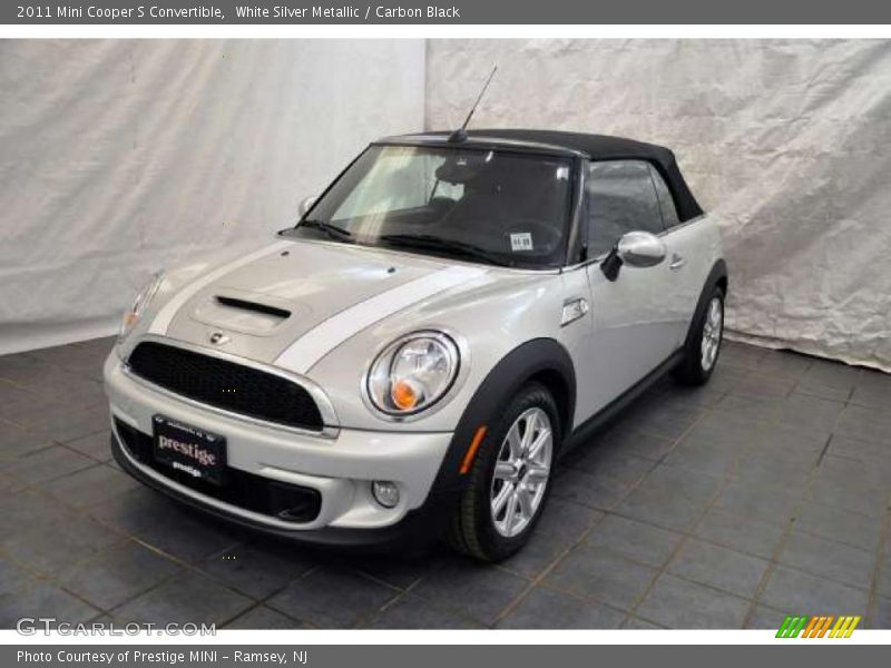White Silver Metallic / Carbon Black 2011 Mini Cooper S Convertible