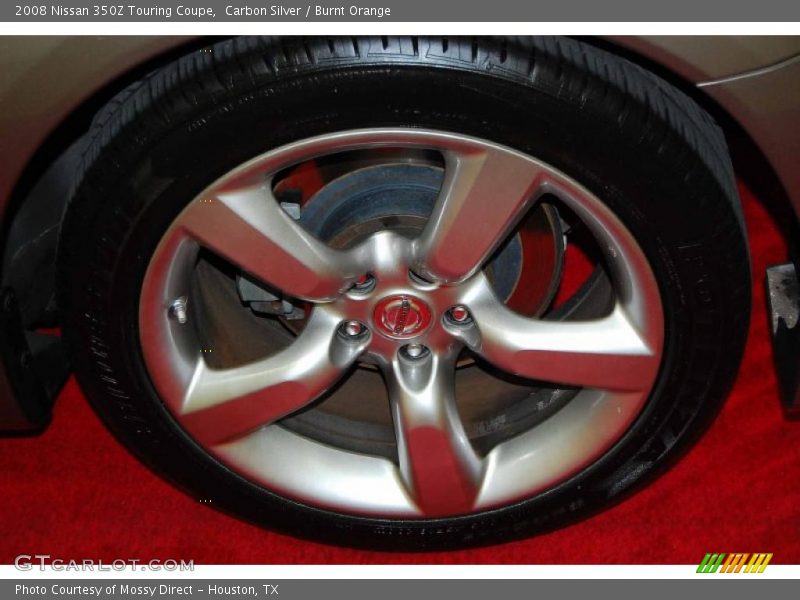 Carbon Silver / Burnt Orange 2008 Nissan 350Z Touring Coupe