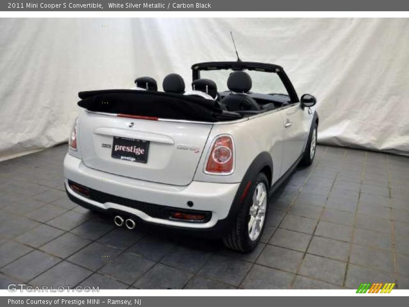White Silver Metallic / Carbon Black 2011 Mini Cooper S Convertible