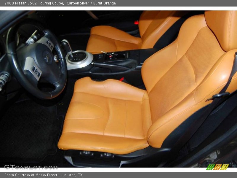 Carbon Silver / Burnt Orange 2008 Nissan 350Z Touring Coupe