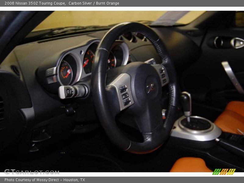 Carbon Silver / Burnt Orange 2008 Nissan 350Z Touring Coupe