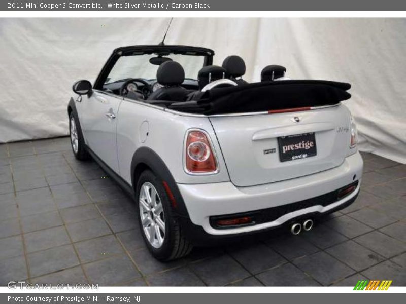 White Silver Metallic / Carbon Black 2011 Mini Cooper S Convertible