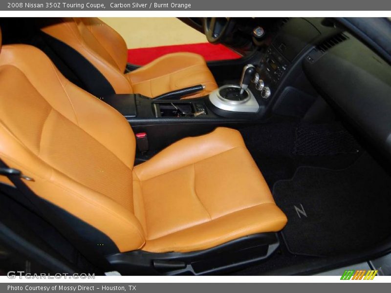 Carbon Silver / Burnt Orange 2008 Nissan 350Z Touring Coupe