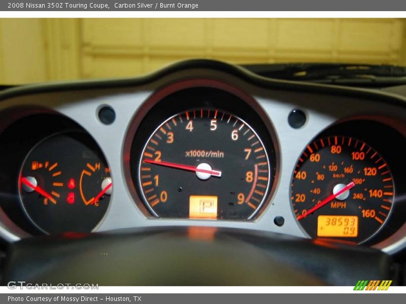 Carbon Silver / Burnt Orange 2008 Nissan 350Z Touring Coupe