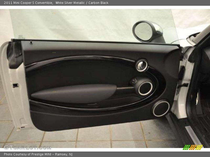 White Silver Metallic / Carbon Black 2011 Mini Cooper S Convertible