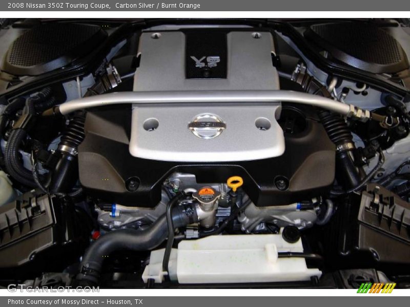 Carbon Silver / Burnt Orange 2008 Nissan 350Z Touring Coupe