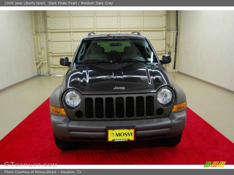Dark Khaki Pearl / Medium Slate Gray 2006 Jeep Liberty Sport