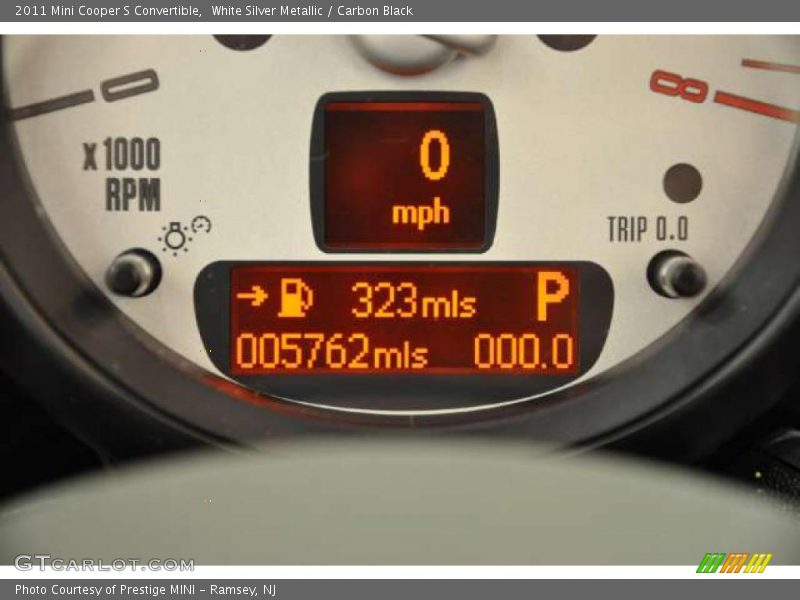 White Silver Metallic / Carbon Black 2011 Mini Cooper S Convertible