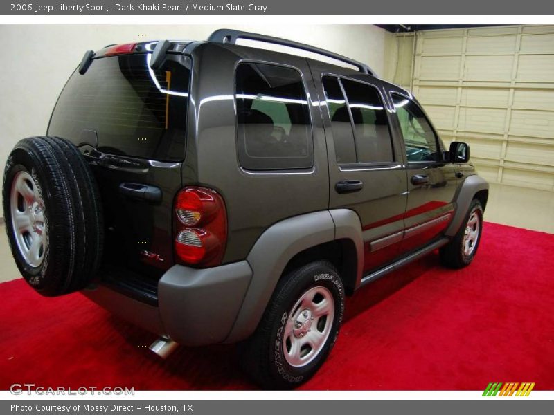 Dark Khaki Pearl / Medium Slate Gray 2006 Jeep Liberty Sport