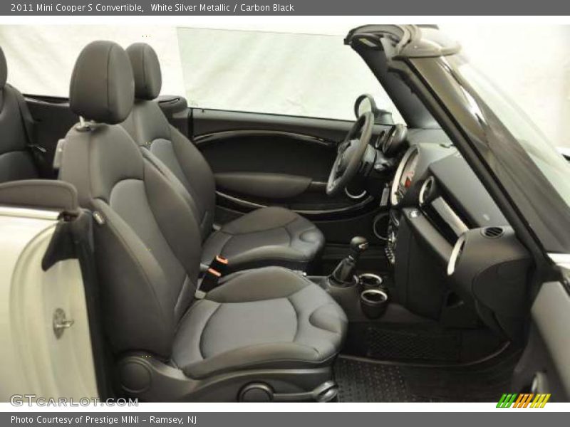  2011 Cooper S Convertible Carbon Black Interior