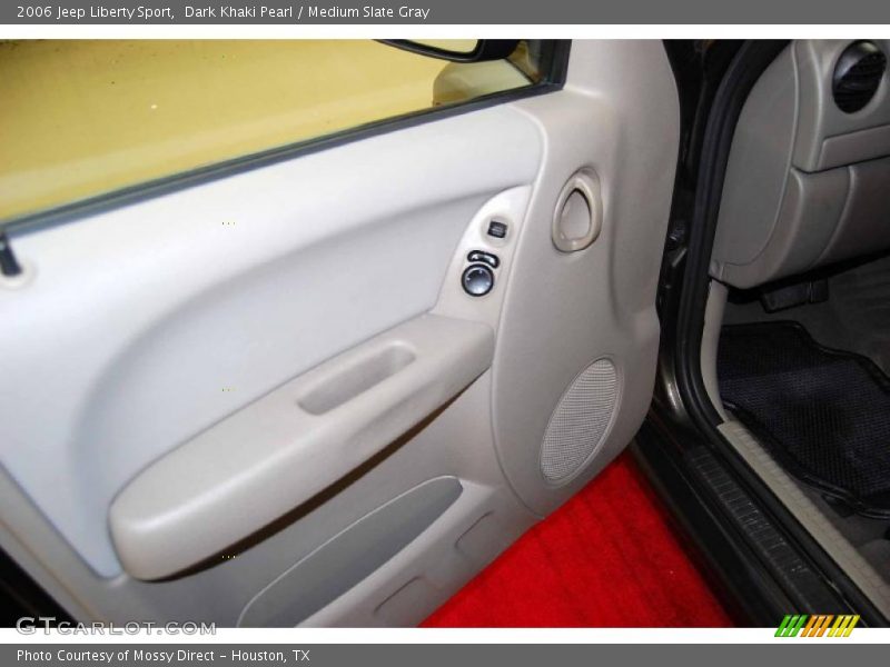 Dark Khaki Pearl / Medium Slate Gray 2006 Jeep Liberty Sport