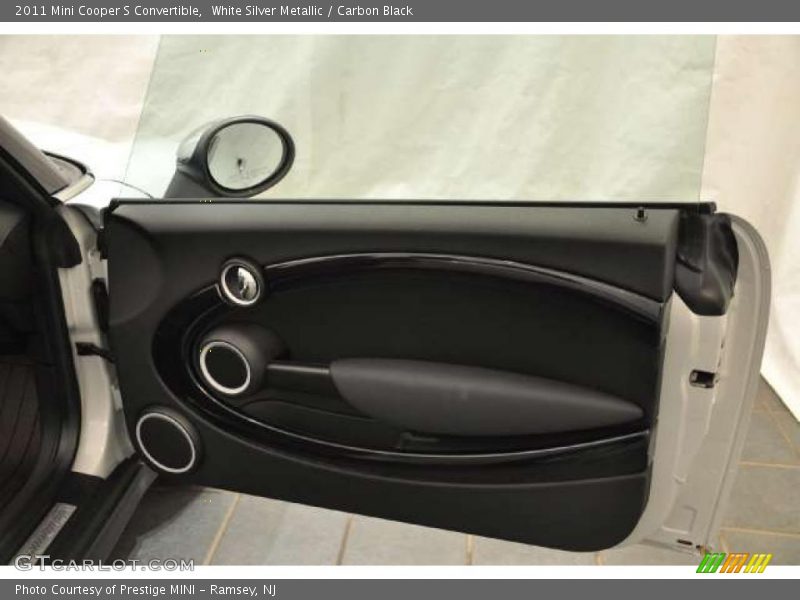 White Silver Metallic / Carbon Black 2011 Mini Cooper S Convertible